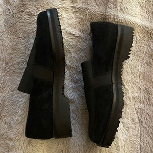 Suede Walter Steiger Black Suede Loafer Shoes